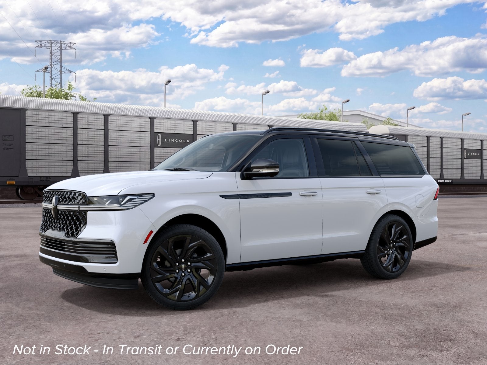 Pristine White Metallic Tri-Coat 2027 Lincoln Navigator SUV / Crossover Four-Wheel Drive Automatic