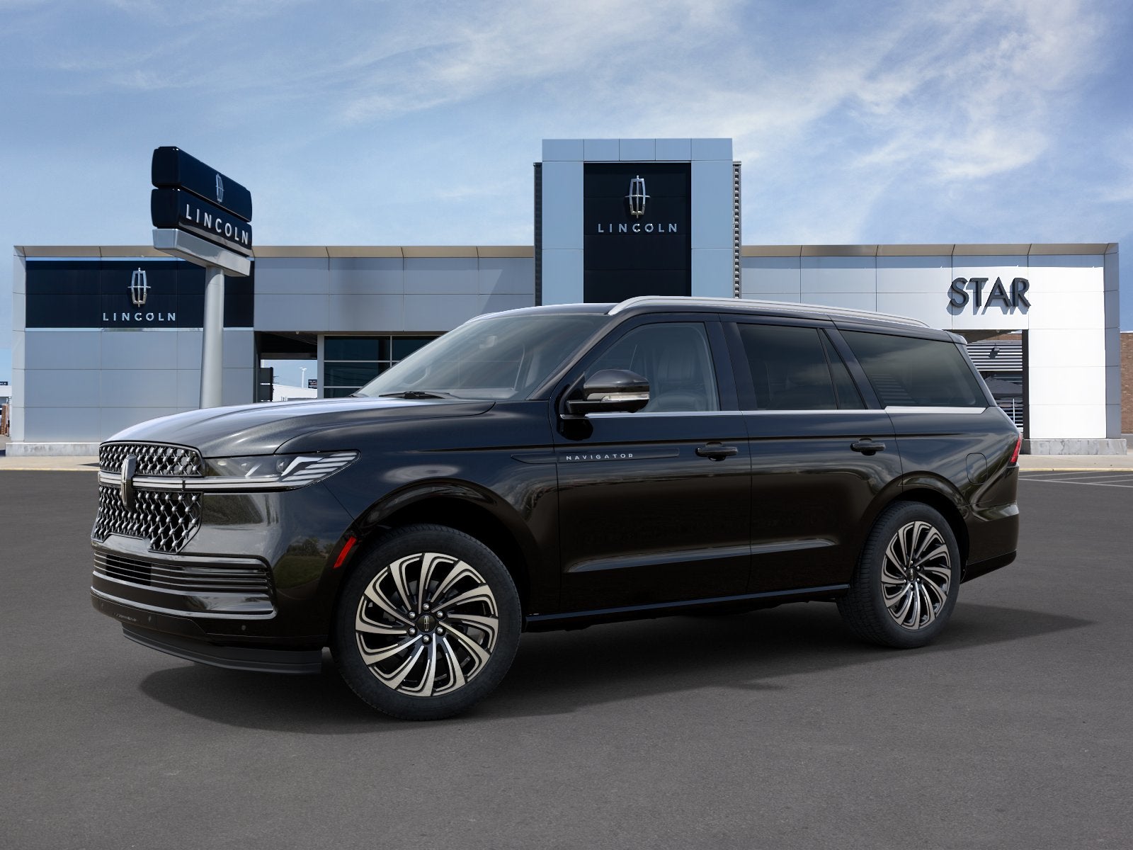 Infinite Black Metallic Clearcoat 2027 Lincoln Navigator SUV / Crossover Four-Wheel Drive Automatic