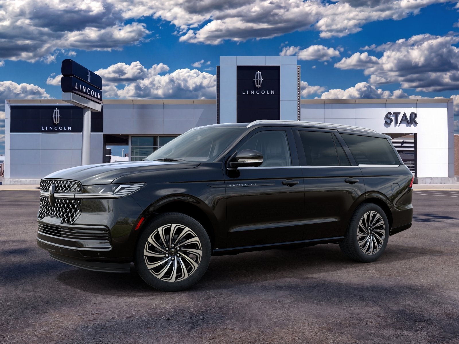 Infinite Black Metallic Clearcoat 2027 Lincoln Navigator SUV / Crossover Four-Wheel Drive Automatic