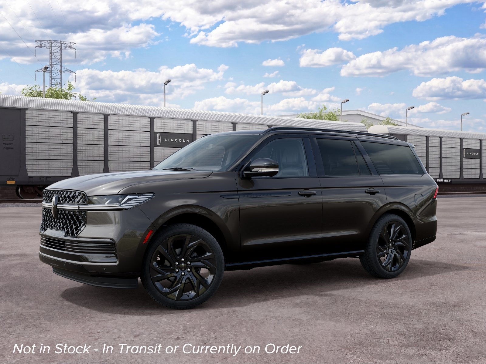 Black (Chroma Caviar Dark Gray Metallic Clearcoat) 2027 Lincoln Navigator SUV / Crossover Four-Wheel Drive Automatic