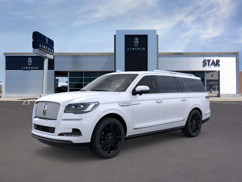 Pristine White Metallic 2023 Lincoln Navigator SUV / Crossover Four-Wheel Drive Automatic