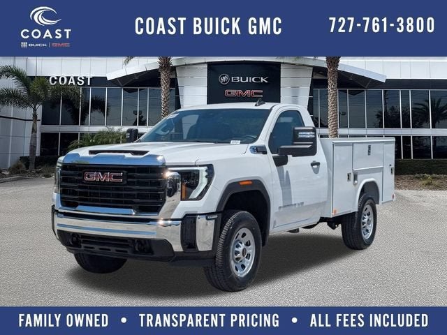 Summit White 2025 GMC Sierra 3500HD Chassis Pickup Truck 4X2 Automatic