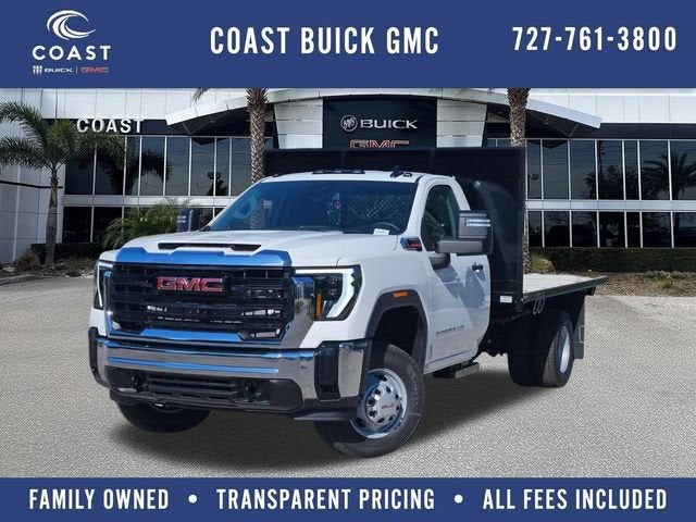 Summit White 2026 GMC Sierra 3500HD Chassis Pickup Truck 4X2 Automatic