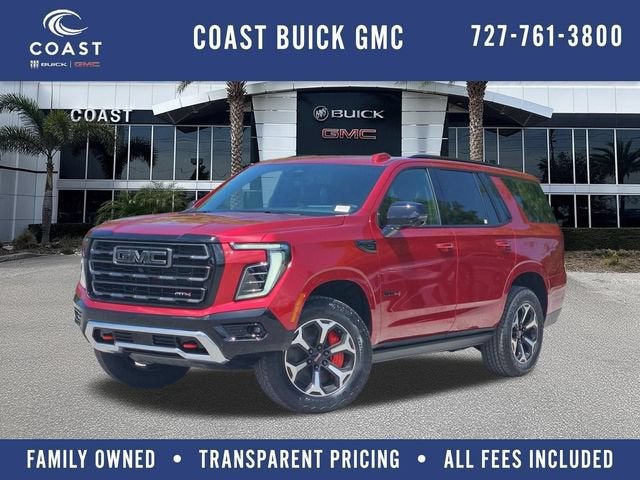 Volcanic Red Tintcoat 2026 GMC Yukon SUV / Crossover Four-Wheel Drive Automatic
