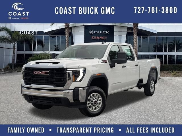 Summit White 2025 GMC Sierra 2500HD Pickup Truck 4X2 Automatic