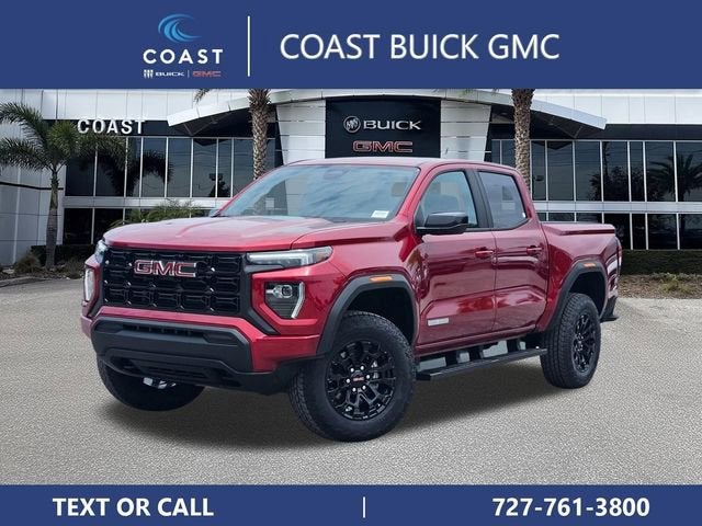 Volcanic Red Tintcoat 2026 GMC Canyon Elevation Crew Cab RWD Pickup Truck 4X2 Automatic