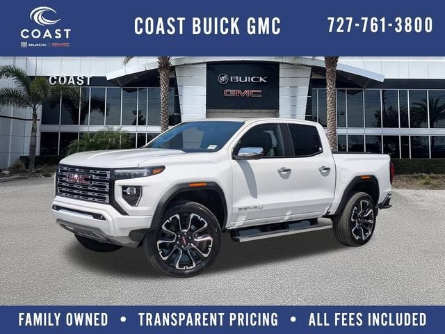 Summit White 2026 GMC Canyon Pickup Truck Four-Wheel Drive Automatic