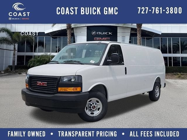 Summit White 2026 GMC Savana Cargo Van Rear-Wheel Drive Automatic