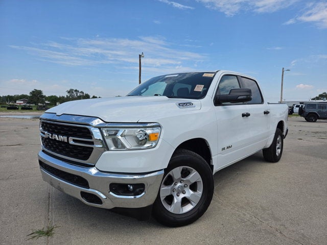 Bright White Clearcoat 2023 RAM 1500 Pickup Truck Four-Wheel Drive Automatic