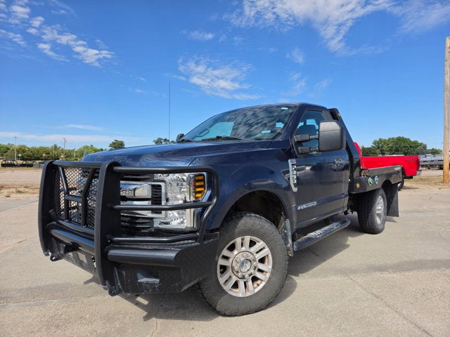 Blue 2019 Ford F-350 Super Duty Pickup Truck Four-Wheel Drive Automatic