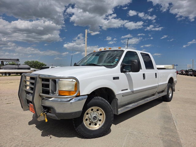 Ox Wht/Sil 2000 Ford F-350 Super Duty Pickup Truck Four-Wheel Drive Automatic