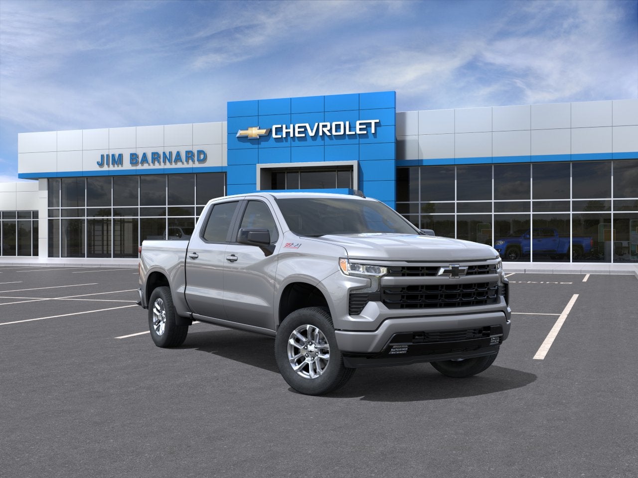Sterling Gray Metallic 2026 Chevrolet Silverado 1500 Pickup Truck Four-Wheel Drive Automatic