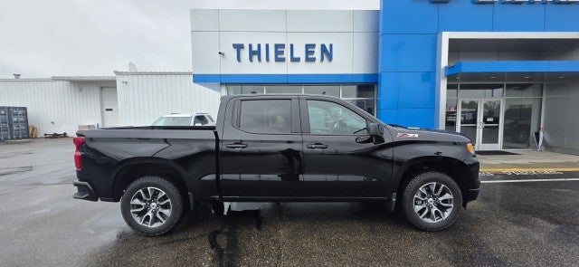 Black 2023 Chevrolet Silverado 1500 Pickup Truck Four-Wheel Drive Automatic