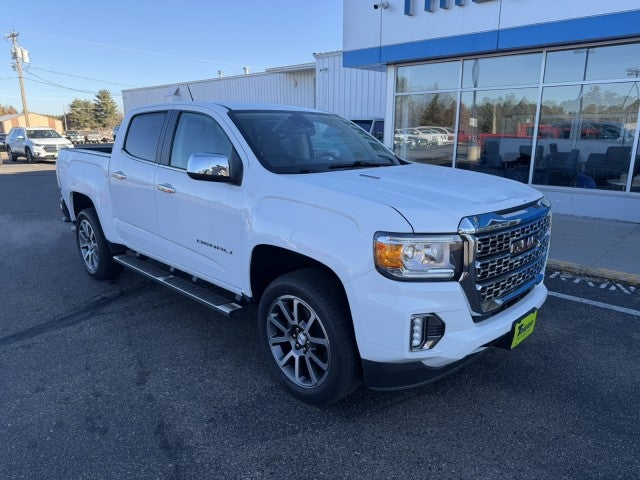 Summit White 2022 GMC Canyon Pickup Truck Four-Wheel Drive Automatic