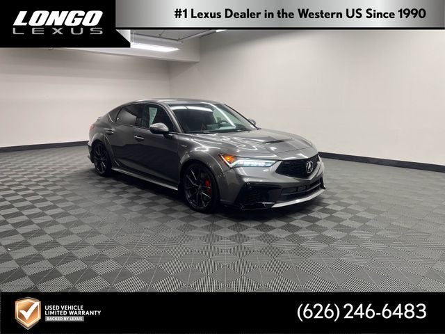 Liquid Carbon Metallic 2024 Acura Integra Hatchback Front-Wheel Drive 6-Speed Manual