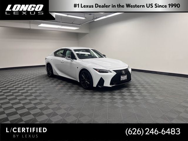 Ultra White 2025 Lexus IS Sedan Rear-Wheel Drive 8-Speed Automatic
