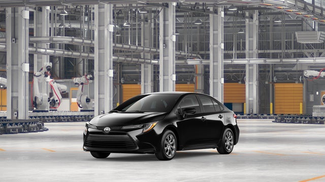 Midnight Black Metallic 2026 Toyota Corolla Sedan Front-Wheel Drive Continuously Variable Transmission