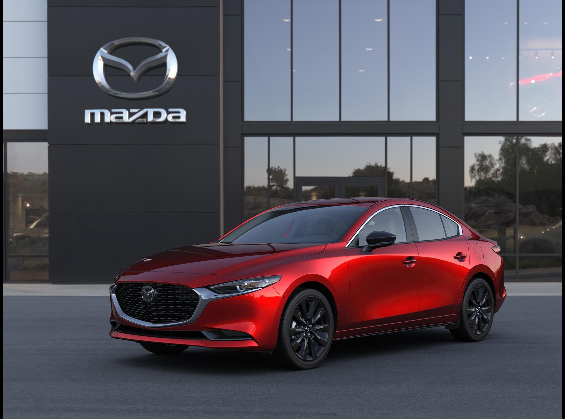 Soul Red Crystal Metallic 2026 Mazda MAZDA3 Sedan Front-Wheel Drive 6-Speed Automatic