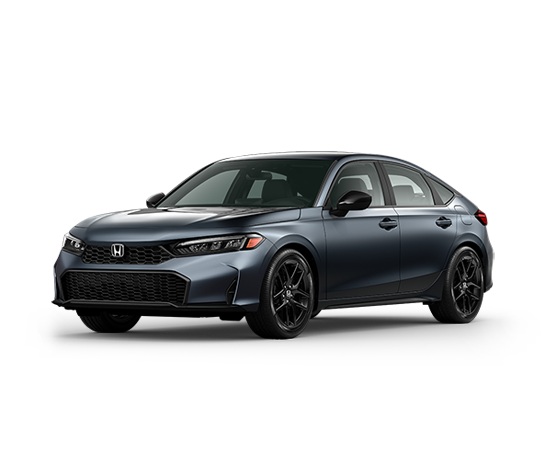 Meteorite Gray Metallic 2026 Honda Civic Hatchback Hatchback Front-Wheel Drive Continuously Variable Transmission