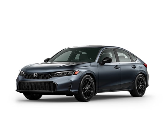 Meteorite Gray Metallic 2026 Honda Civic Hatchback Hatchback Front-Wheel Drive Continuously Variable Transmission