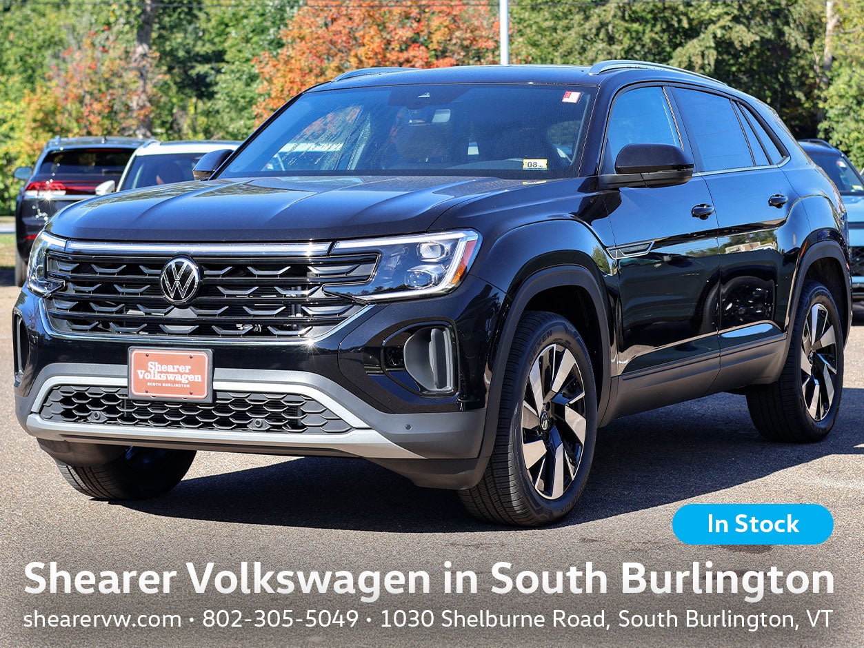 Deep Black Pearl 2026 Volkswagen Atlas Cross Sport SUV / Crossover All-Wheel Drive Automatic