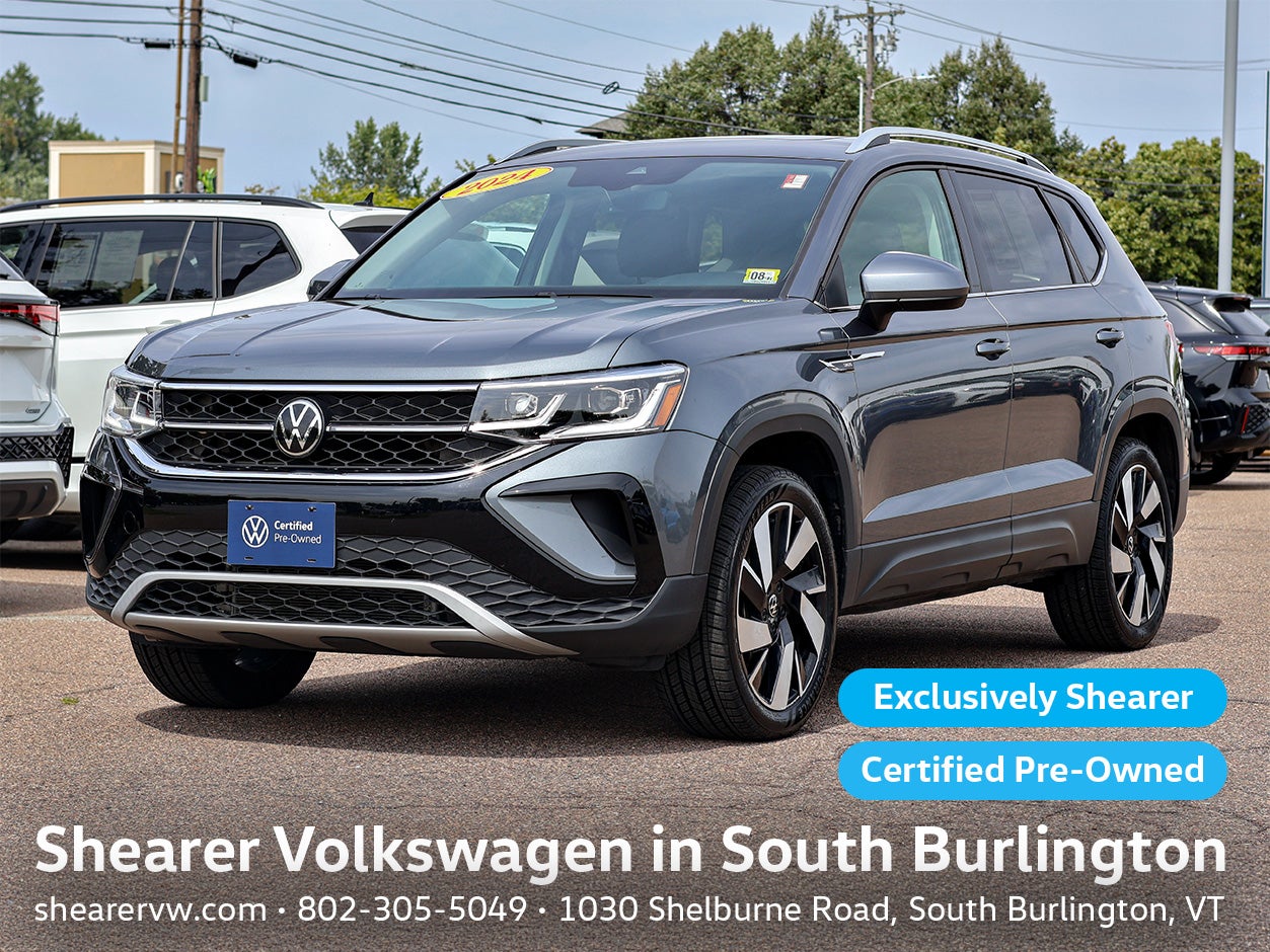 Platinum Gray Metallic 2024 Volkswagen Taos SUV / Crossover All-Wheel Drive Automatic