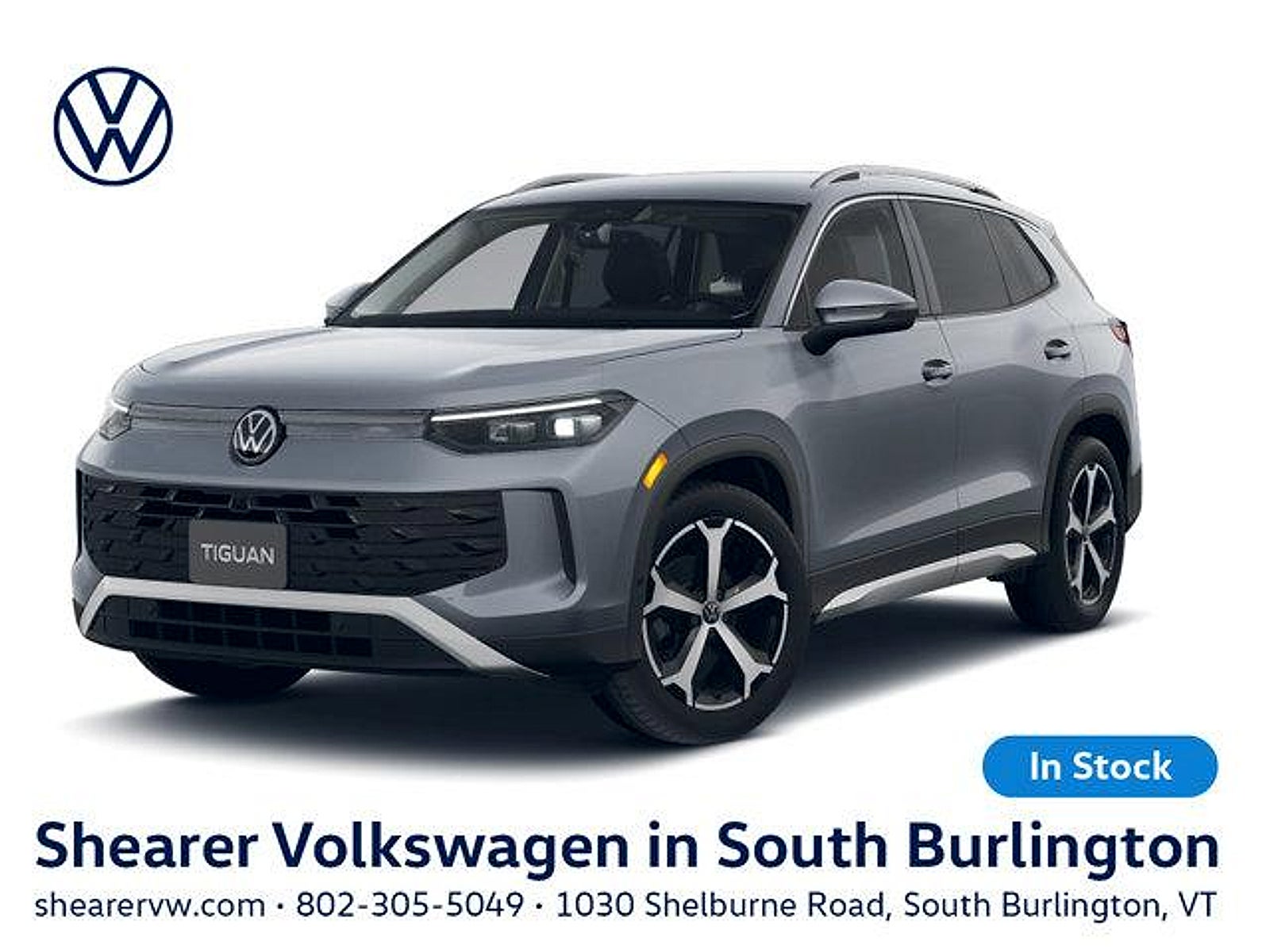 Platinum Gray Metallic 2026 Volkswagen Tiguan SUV / Crossover All-Wheel Drive Automatic