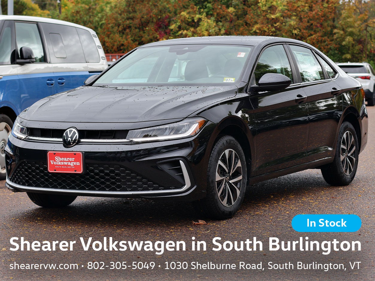 Deep Black Pearl 2026 Volkswagen Jetta Sedan Front-Wheel Drive Automatic
