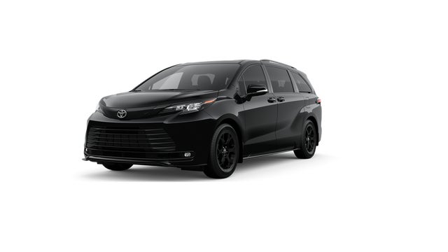 Midnight Black Metallic 2026 Toyota Sienna Minivan All-Wheel Drive Continuously Variable Transmission