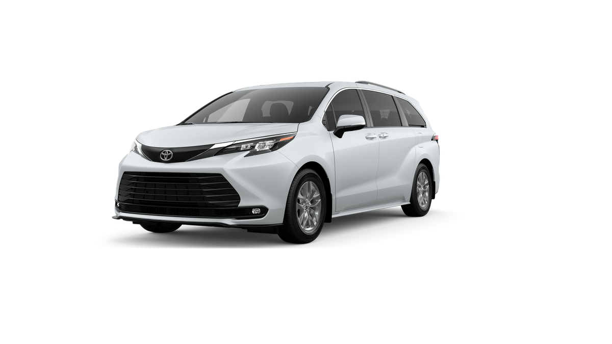 White (Wind Chill Pearl) 2026 Toyota Sienna Minivan All-Wheel Drive Continuously Variable Transmission