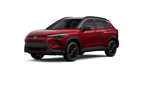 Soul Red Crystal With Jet Black Roof 2026 Toyota Corolla Cross Hybrid SUV / Crossover All-Wheel Drive Continuously Variable Transmission