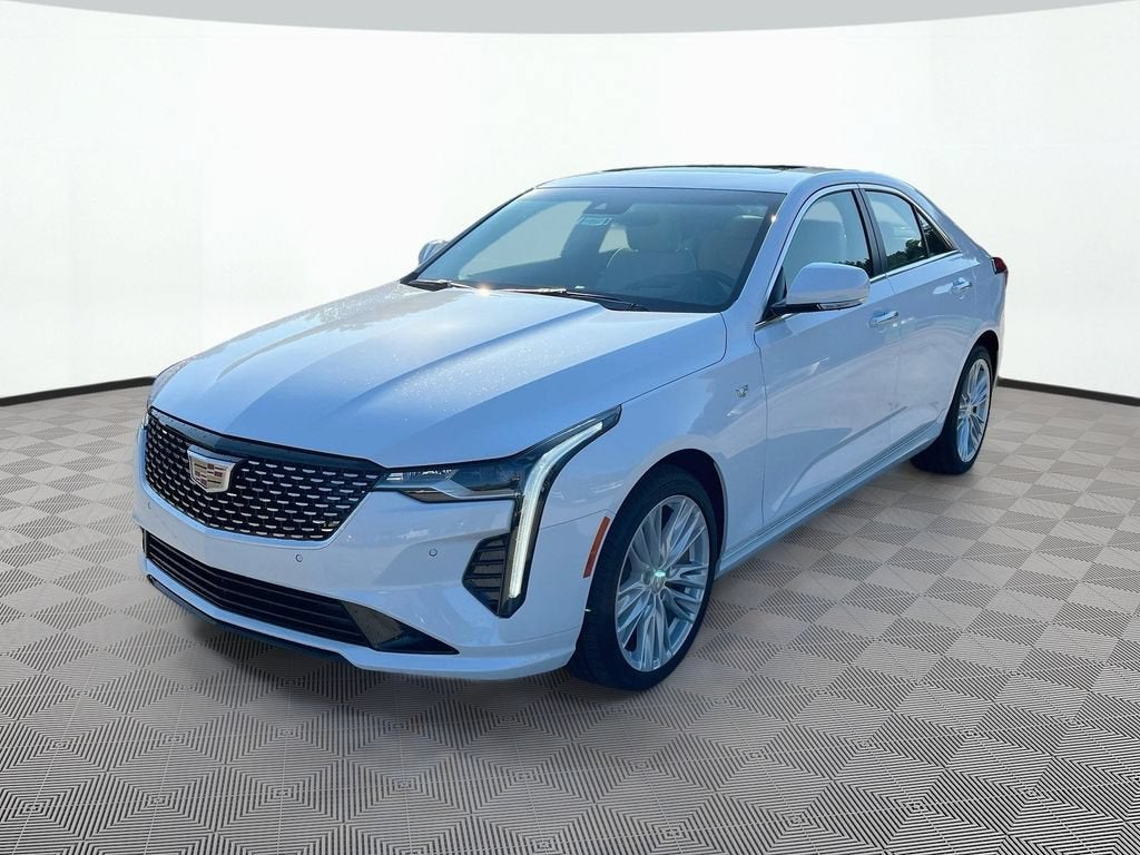 Vibrant White Tricoat 2026 Cadillac CT4 Sedan All-Wheel Drive Automatic
