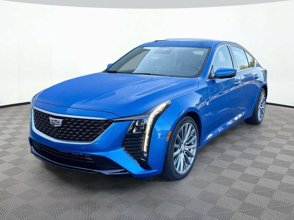 Coastal Blue Metallic 2026 Cadillac CT5 Sedan Rear-Wheel Drive Automatic
