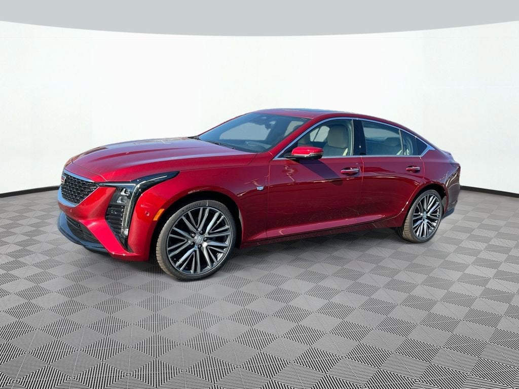 Radiant Red Tintcoat 2025 Cadillac CT5 Sedan All-Wheel Drive Automatic