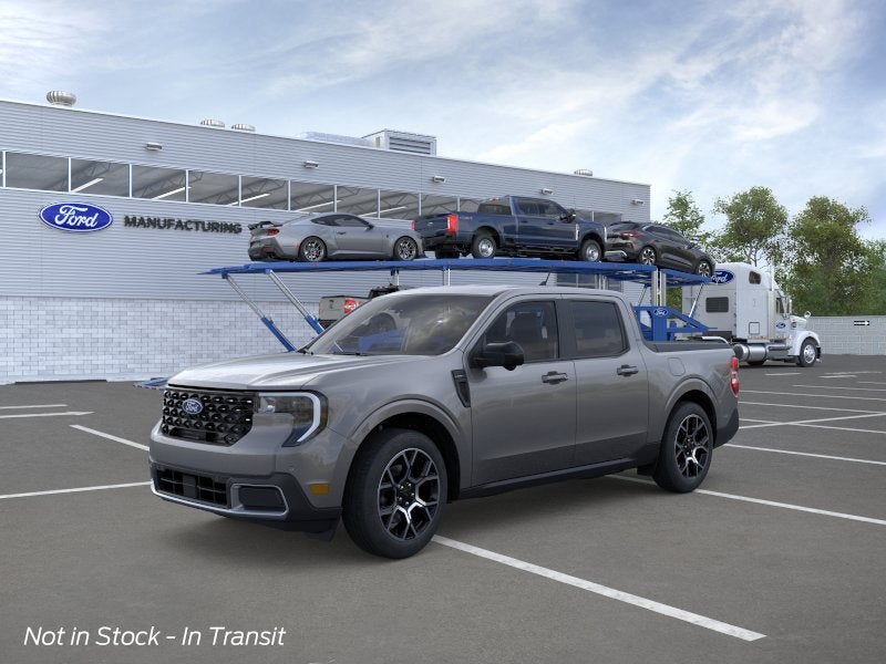 Carbonized Gray Metallic 2026 Ford Maverick Lariat SuperCrew AWD Pickup Truck All-Wheel Drive Continuously Variable Transmission
