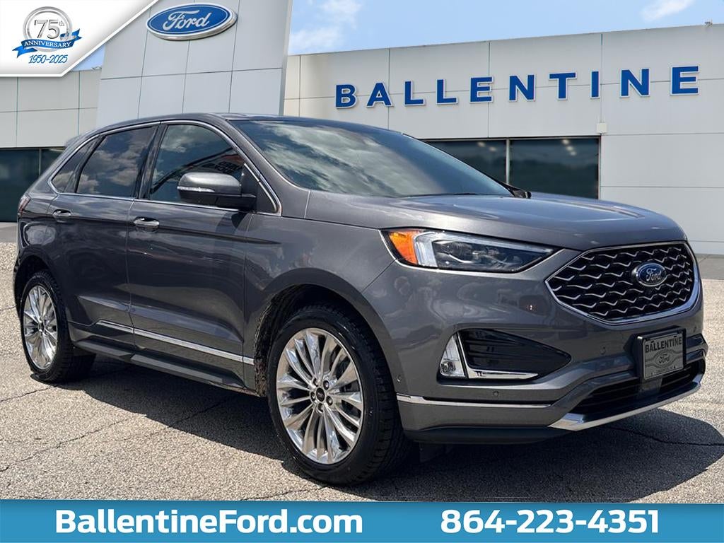 Carbonized Gray Metallic 2022 Ford Edge SUV / Crossover All-Wheel Drive 8-Speed Automatic