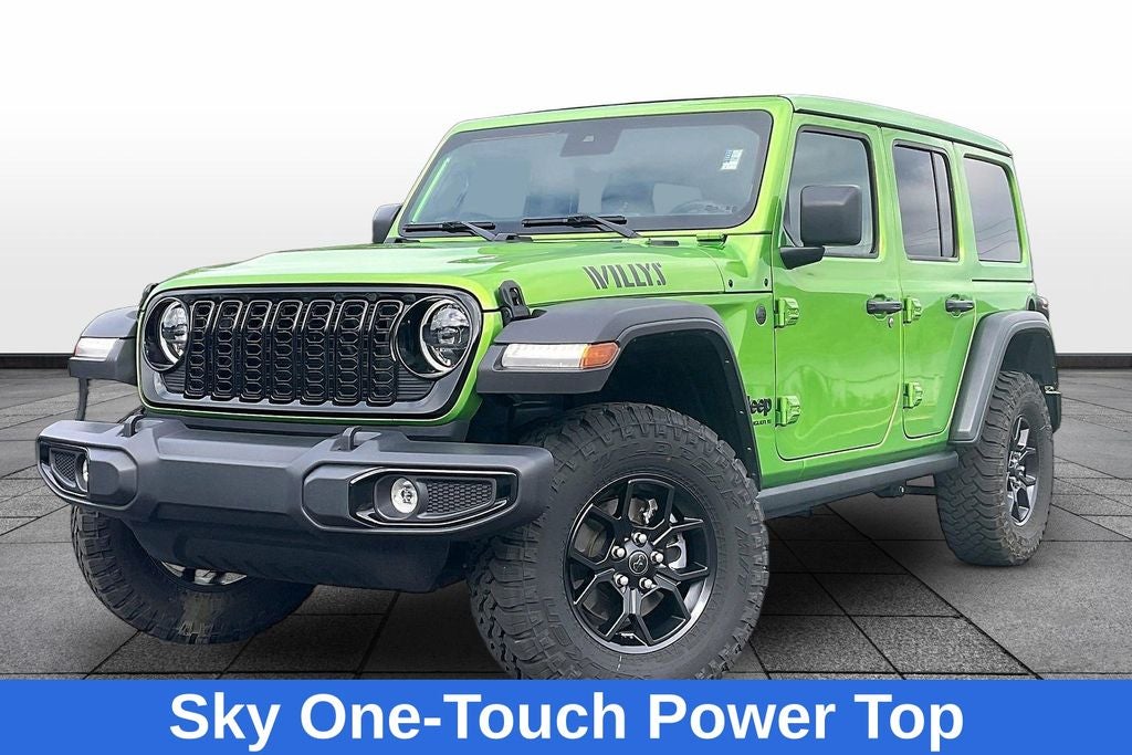 Mojito Clearcoat 2025 Jeep Wrangler SUV / Crossover Four-Wheel Drive 8-Speed Automatic