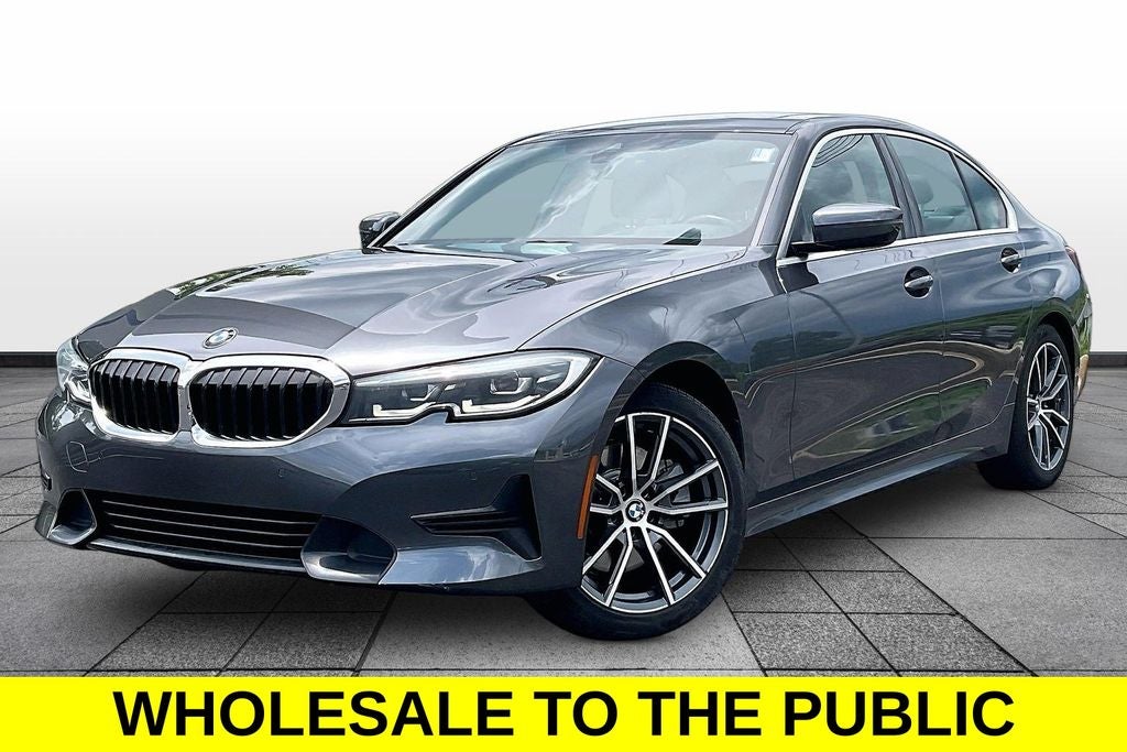 Mineral Gray Metallic 2019 BMW 3 Series Sedan Rear-Wheel Drive 8-Speed Automatic