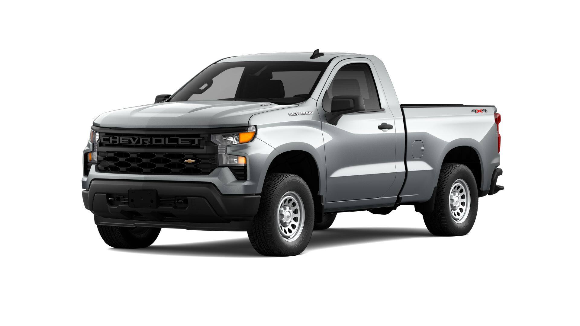 Sterling Gray Metallic 2026 Chevrolet Silverado 1500 Pickup Truck Four-Wheel Drive Automatic