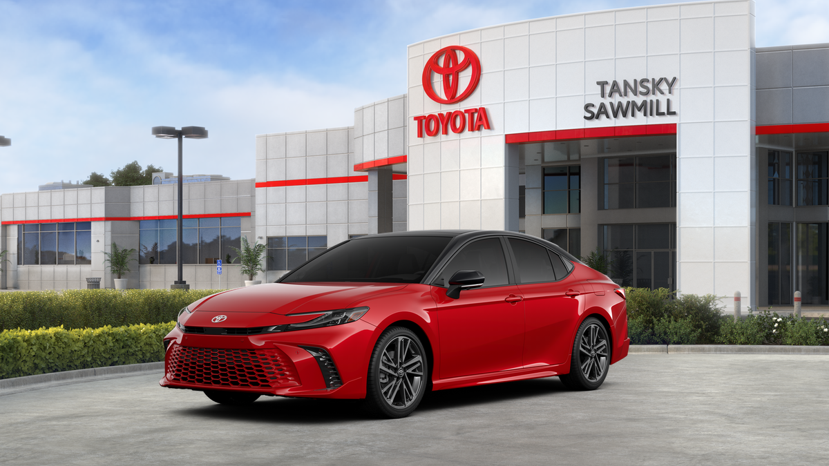 Supersonic Red With Midnight Black Metallic Roof [ 2026 Toyota Camry Sedan Front-Wheel Drive Continuously Variable Transmission