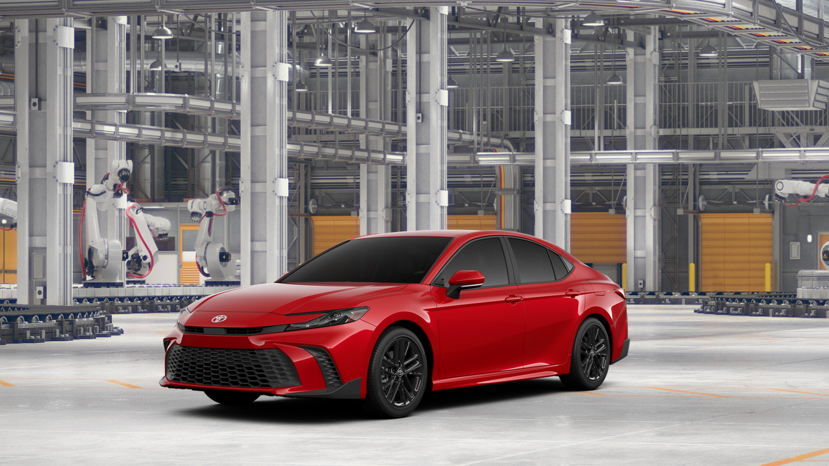 Supersonic Red [Extra_Cost_Color] 2026 Toyota Camry Sedan Front-Wheel Drive Continuously Variable Transmission