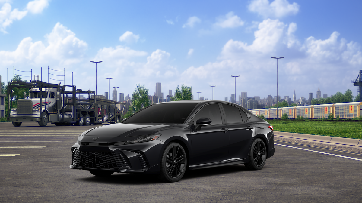 Midnight Black Metallic 2026 Toyota Camry Sedan Front-Wheel Drive Continuously Variable Transmission