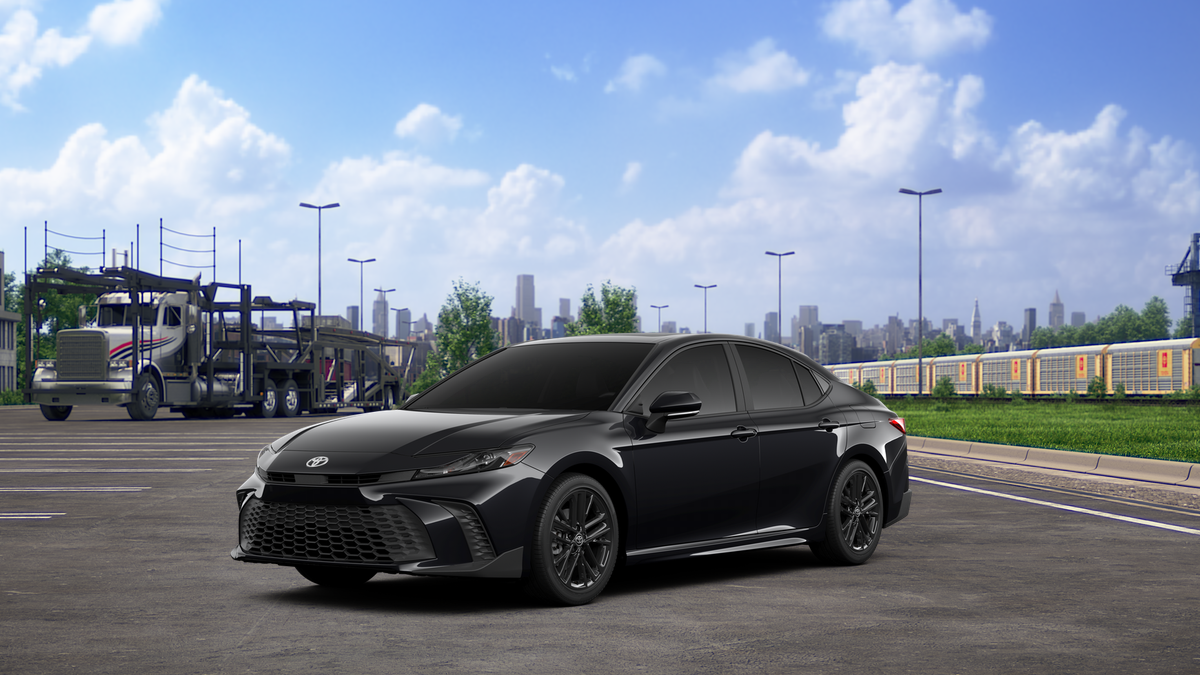 Midnight Black Metallic 2026 Toyota Camry Sedan All-Wheel Drive Continuously Variable Transmission