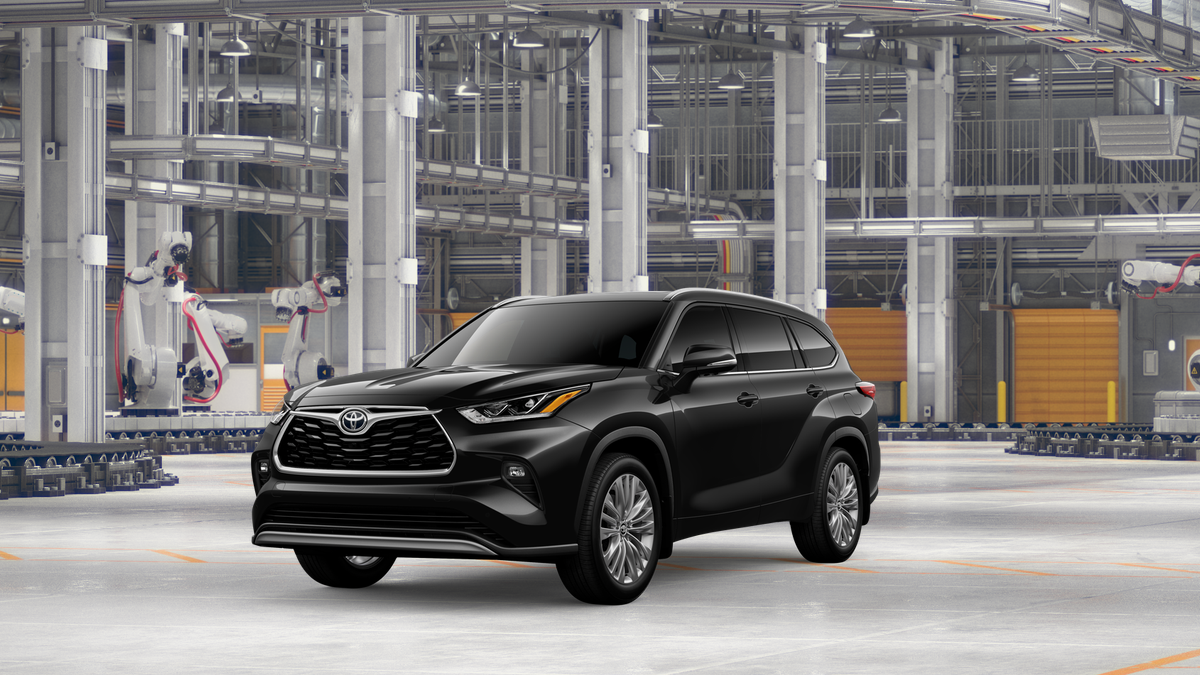 Midnight Black Metallic 2026 Toyota Highlander SUV / Crossover All-Wheel Drive 8-Speed Dual Clutch