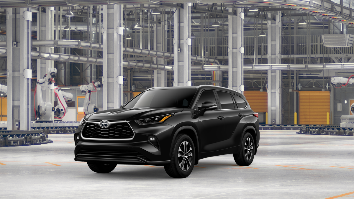 Midnight Black Metallic 2026 Toyota Highlander SUV / Crossover All-Wheel Drive 8-Speed Dual Clutch