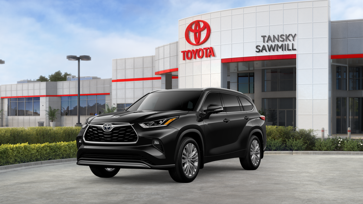 Midnight Black Metallic 2026 Toyota Highlander SUV / Crossover All-Wheel Drive 8-Speed Dual Clutch