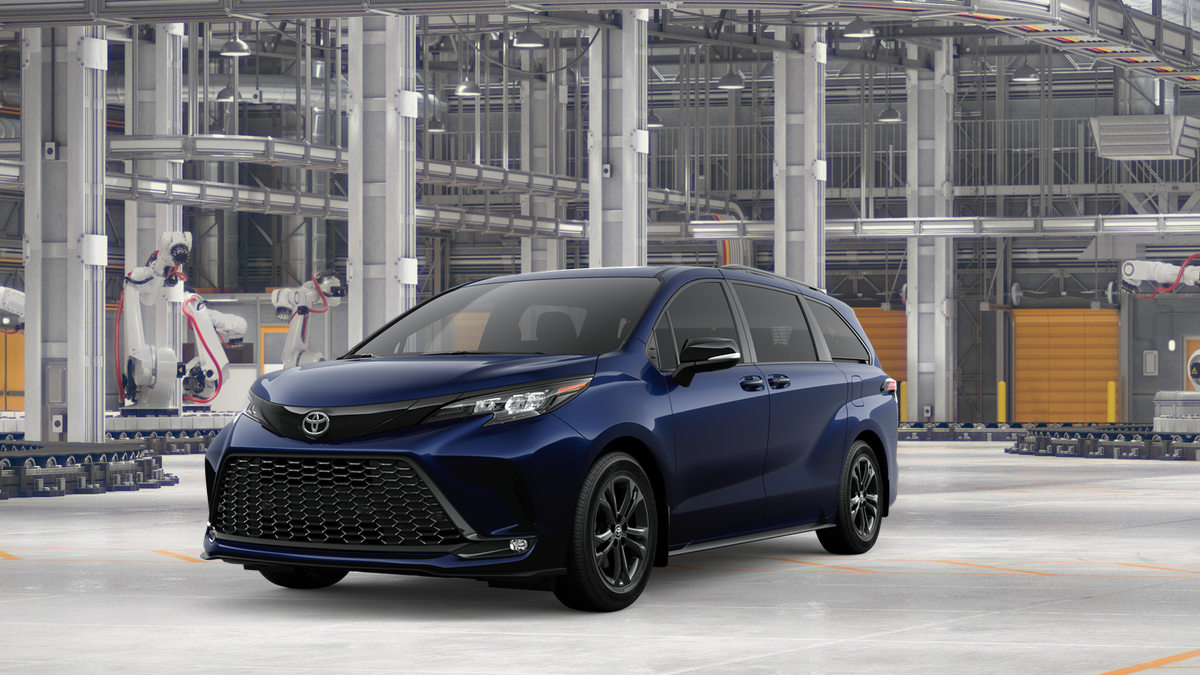 Blueprint 2026 Toyota Sienna Minivan All-Wheel Drive Continuously Variable Transmission