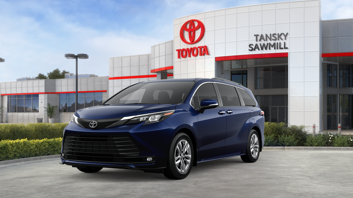 Blueprint 2026 Toyota Sienna Minivan All-Wheel Drive Continuously Variable Transmission