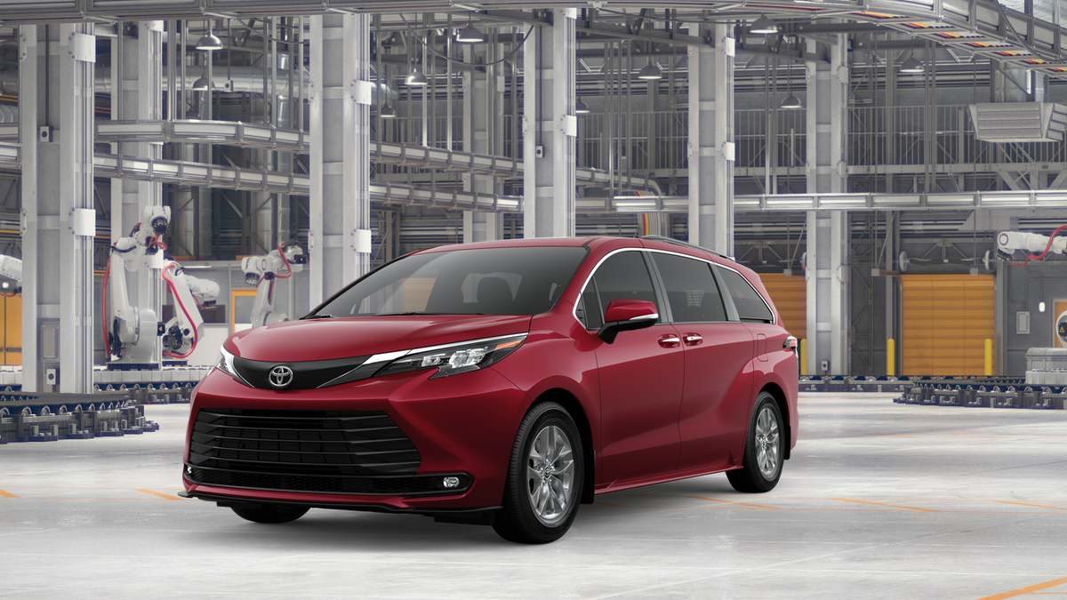 Red (Ruby Flare Pearl [Extra_Cost_Color]) 2026 Toyota Sienna Minivan All-Wheel Drive Continuously Variable Transmission
