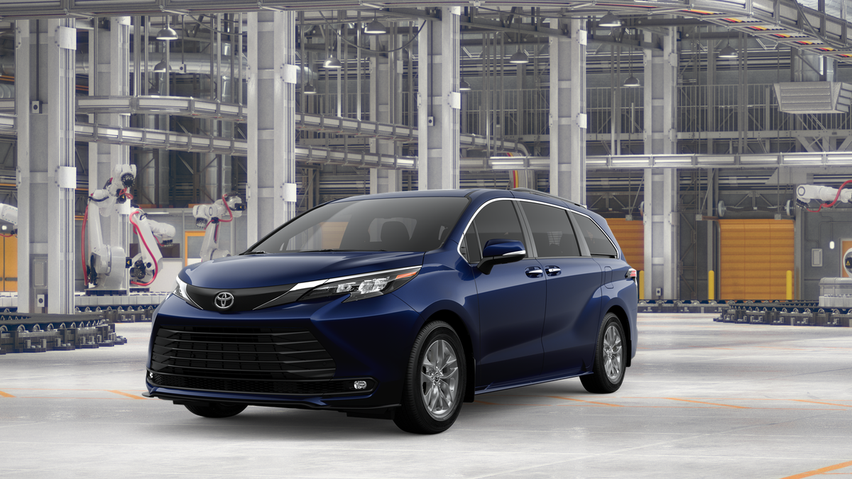 Blueprint 2026 Toyota Sienna Minivan All-Wheel Drive Continuously Variable Transmission